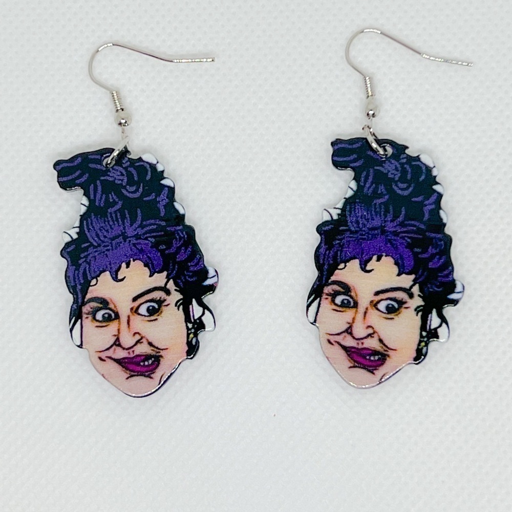 Hocus Pocus Mary Sanderson Dangle Earrings